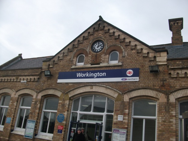 Workington Station Front. One of the few really tidy parts of what we saw there.