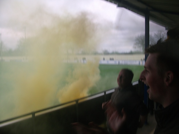 After the smokebomb had been let off