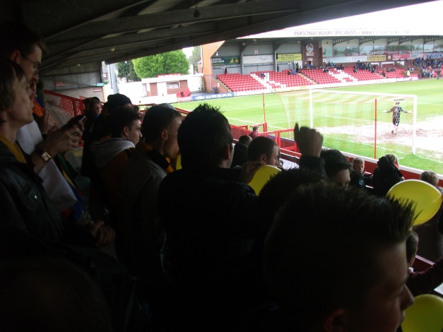 BUFC fans before kickoff